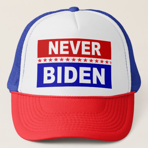 Never Biden Trucker Hat