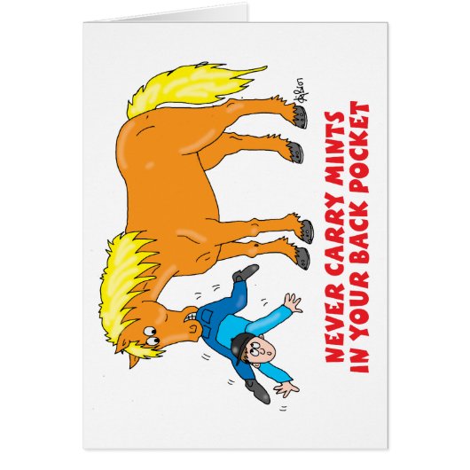 Never Carry Mints in your back pocket Cards (Front)
