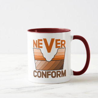 Never Conform- Geologist's Angular Unconformity Mug