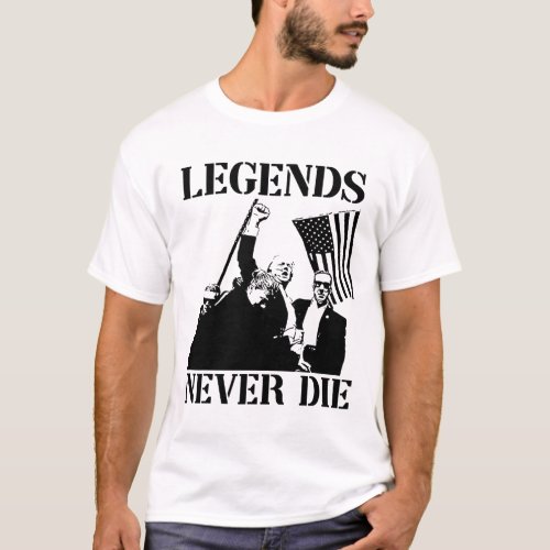 Never Die Trump 2024 Pennsylvania Rally Patriot  T_Shirt