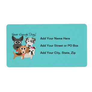 Never Enough Dogs Label