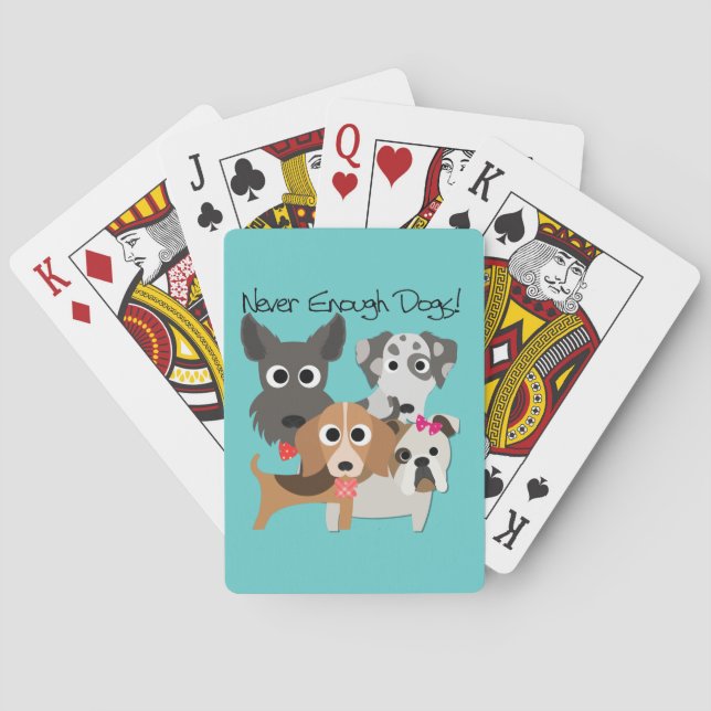 Never Enough Dogs Poker Cards (Back)