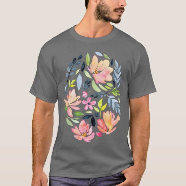 Never Enough Flowers funny T-Shirt (Front)