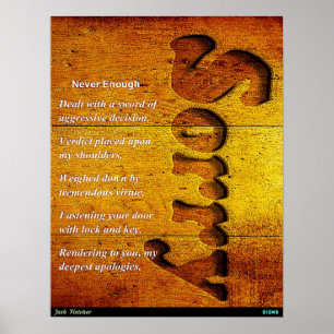 Never Enough Poster