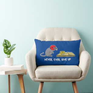 Never ever give up lumbar pillow