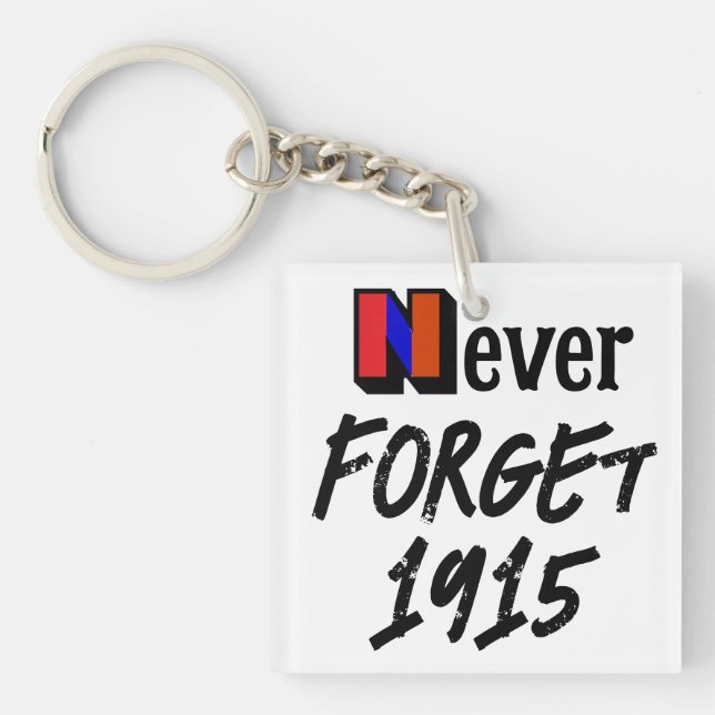 Never Forget 1915 Keychain (Front)