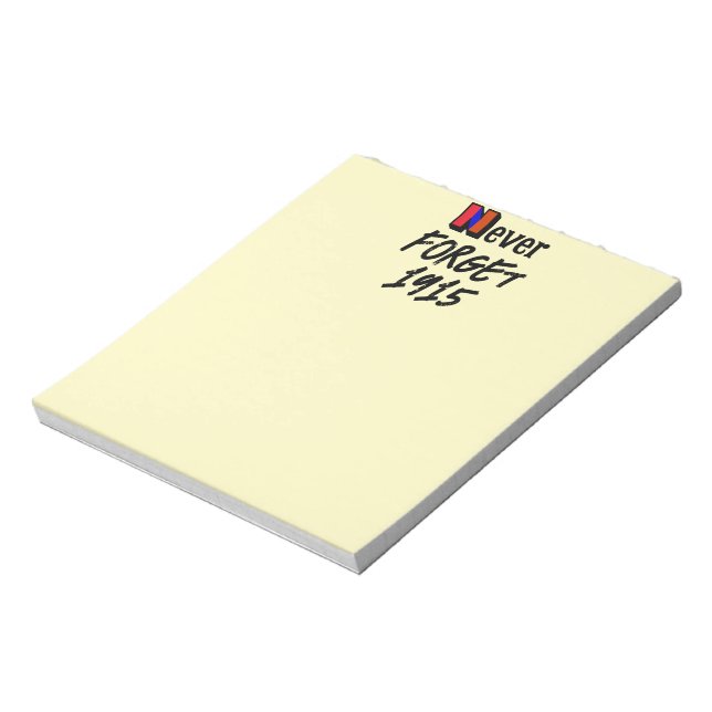 Never Forget 1915 Notepad (Rotated)