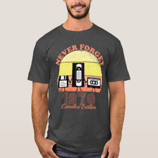 Never Forget 1970 Birthday Limited Edition Vin T-Shirt