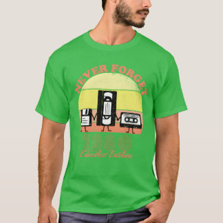 Never Forget 1980 Birthday Limited Edition Vin T-Shirt