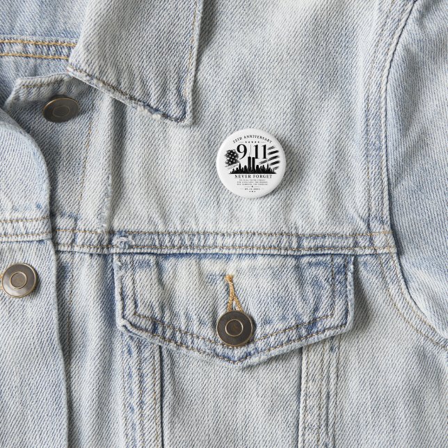 Never forget/ 25th anniversary Tote Bag Button (In Situ)