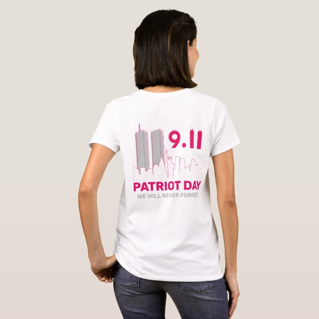 Never Forget 911 20th Anniversary Patriot Day 2021 T-Shirt (Back Full)
