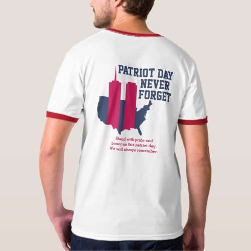 Never Forget 911 20th Anniversary Patriot Day 2021 T_Shirt