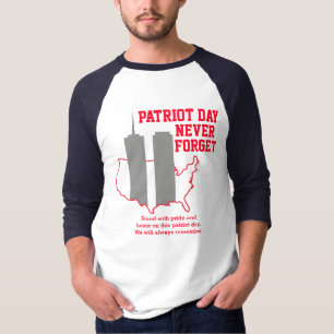 Never Forget 911 20th Anniversary Patriot Day 2021 T-Shirt
