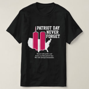 Never Forget 911 20th Anniversary Patriot Day 2021 T-Shirt