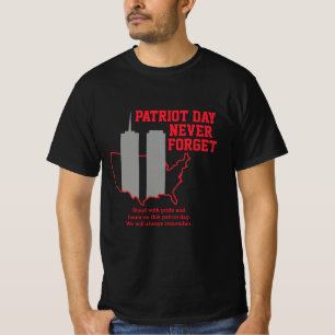 Never Forget 911 20th Anniversary Patriot Day 2021 T-Shirt