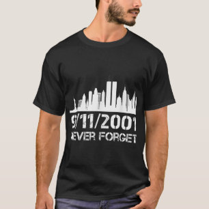 Never Forget 911 20th Anniversary Patriot Memorial T-Shirt