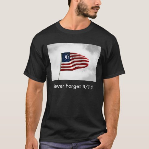 Never Forget 911_ Flight 93 T_Shirt