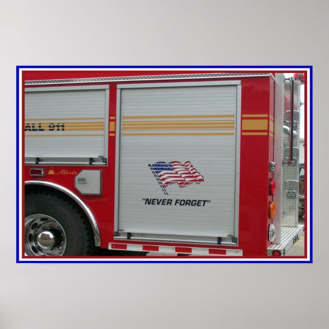never Forget 9-11 Poster (Front)