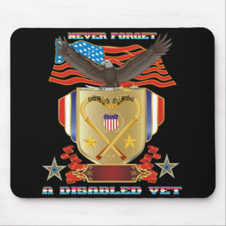 Never Forget A Disabled Vet Mouse Pad