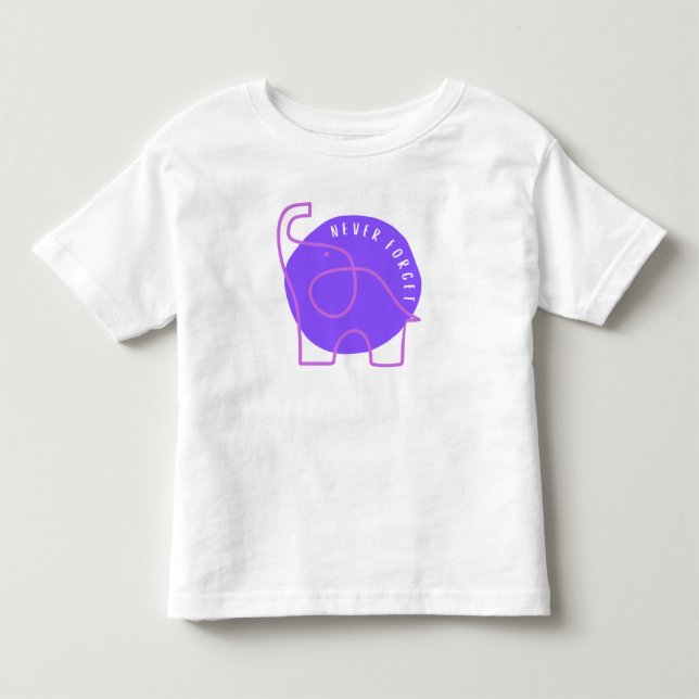 Never Forget ALZ Awareness Shirt (Front)
