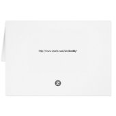 Never Forget American Flag Card (Back Horizontal)