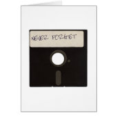 Never Forget Computer Floppy Disks Cards (Front)