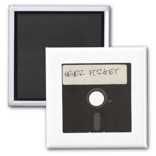 Never Forget Computer Floppy Disks Magnet