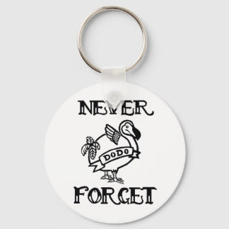 Never Forget Dodo Keychain