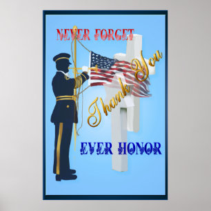 Never Forget-Ever Honor large Poster