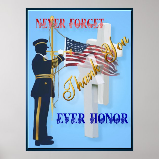 Never Forget-Ever Honor Poster (Front)