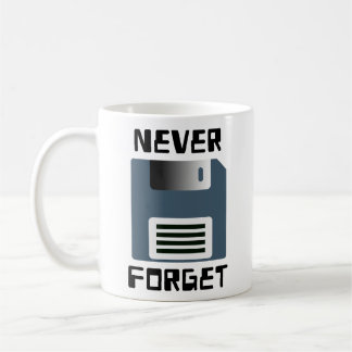 Never Forget Floppy Discs Mug
