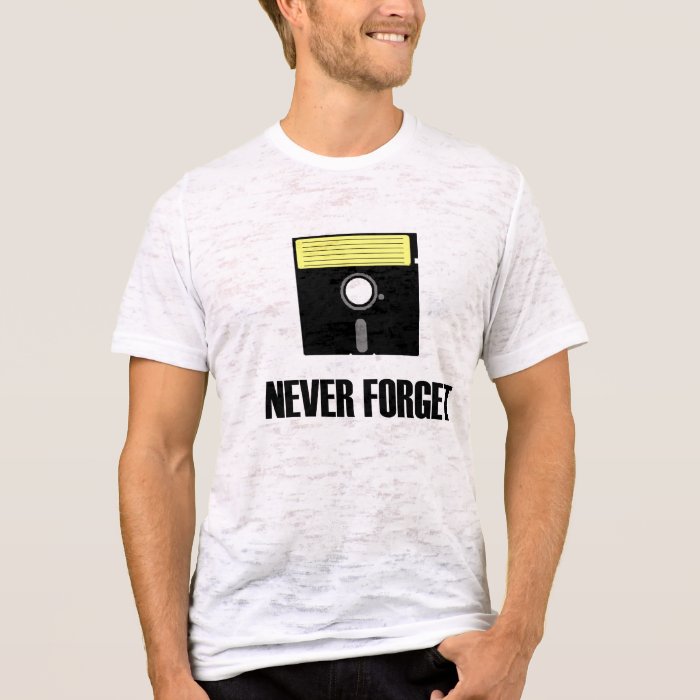 Never Floppy Disk TShirt Zazzle
