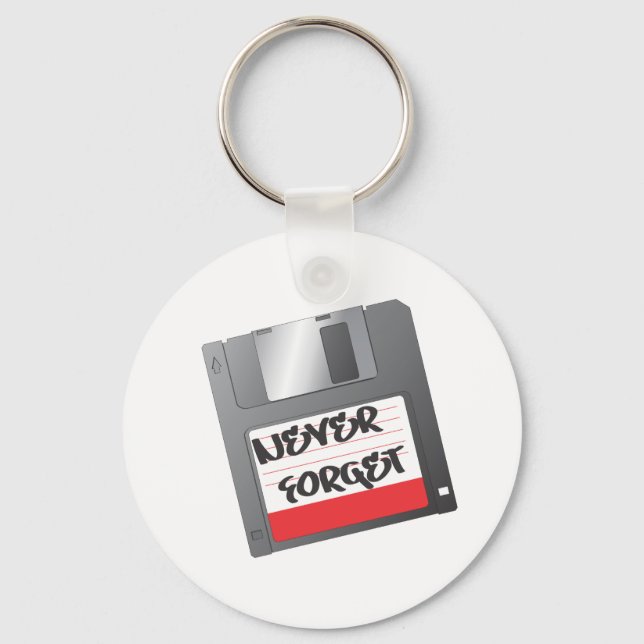 Never Forget Keychain (Front)