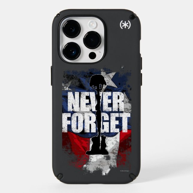 Never Forget (Memorial Day) Speck iPhone Case (Front)