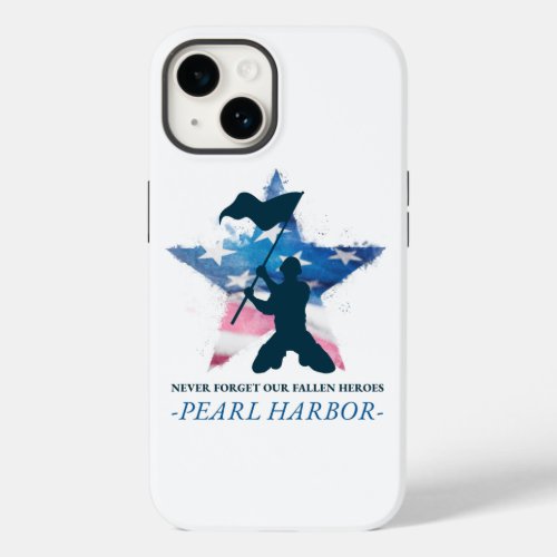 Never Forget Our Fallen Heroes Pearl Harbor Day Case_Mate iPhone 14 Case