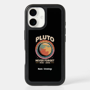 Never Forget Pluto 1930-2006 Funny Retro Space iPhone 16 Case