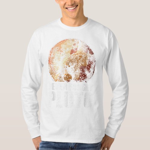 Never Forget Pluto Planet Space Solar System Astro T_Shirt