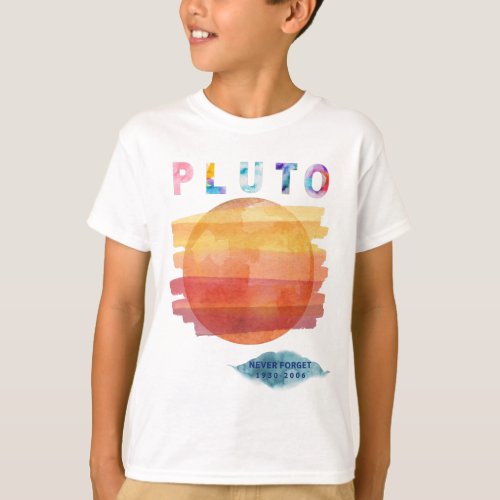 Never Forget Pluto Pluto Enthusiast T_Shirt