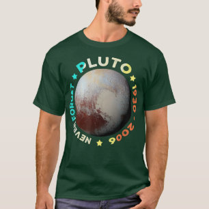 Never Forget Pluto Shirts Funny Retro Planet Space