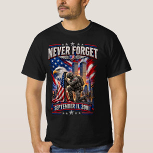 Never Forget September 11 2001 Memorial Day Americ T-Shirt