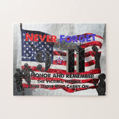 Never Forget September 11 Jigsaw Puzzle