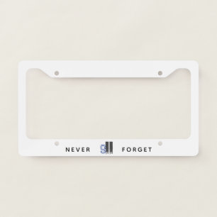Never Forget September 11th WTC License Plate Frame