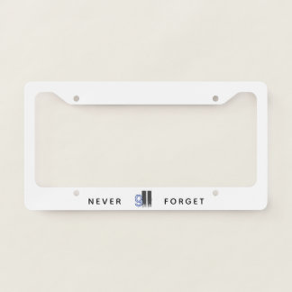 Never Forget September 11th WTC License Plate Frame