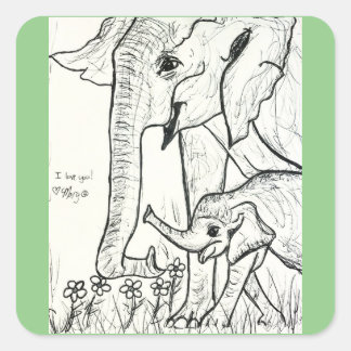 Never Forget Square Sticker