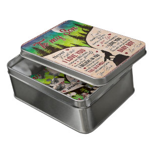 Never Forget That I Love You- Wolf Dad To Son Jigsaw Puzzle