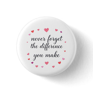 Never Forget The Difference You Make, Thankful Mag Button