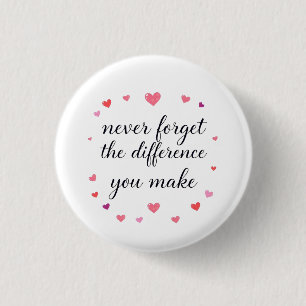 Never Forget The Difference You Make, Thankful Mag Button