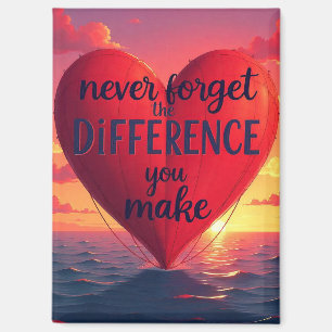 Never Forget The Difference You Make, Thankful Magnet