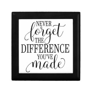 Never Forget the Difference You’ve Made Gift Box