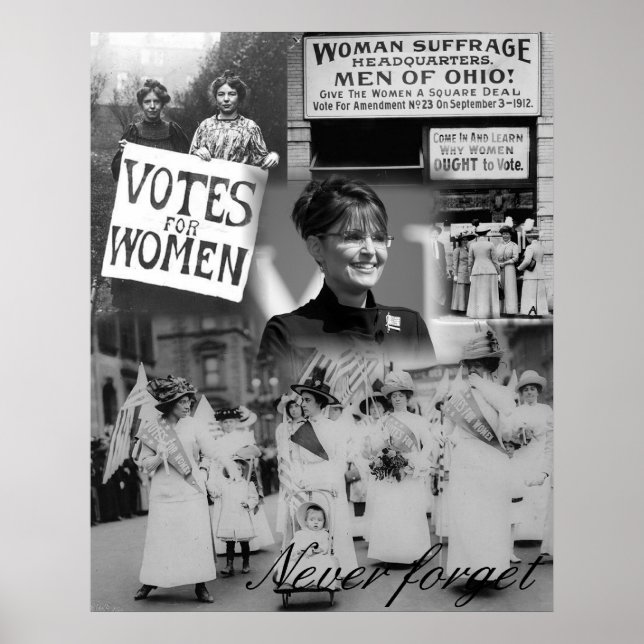 Never Forget the Women Poster (Front)